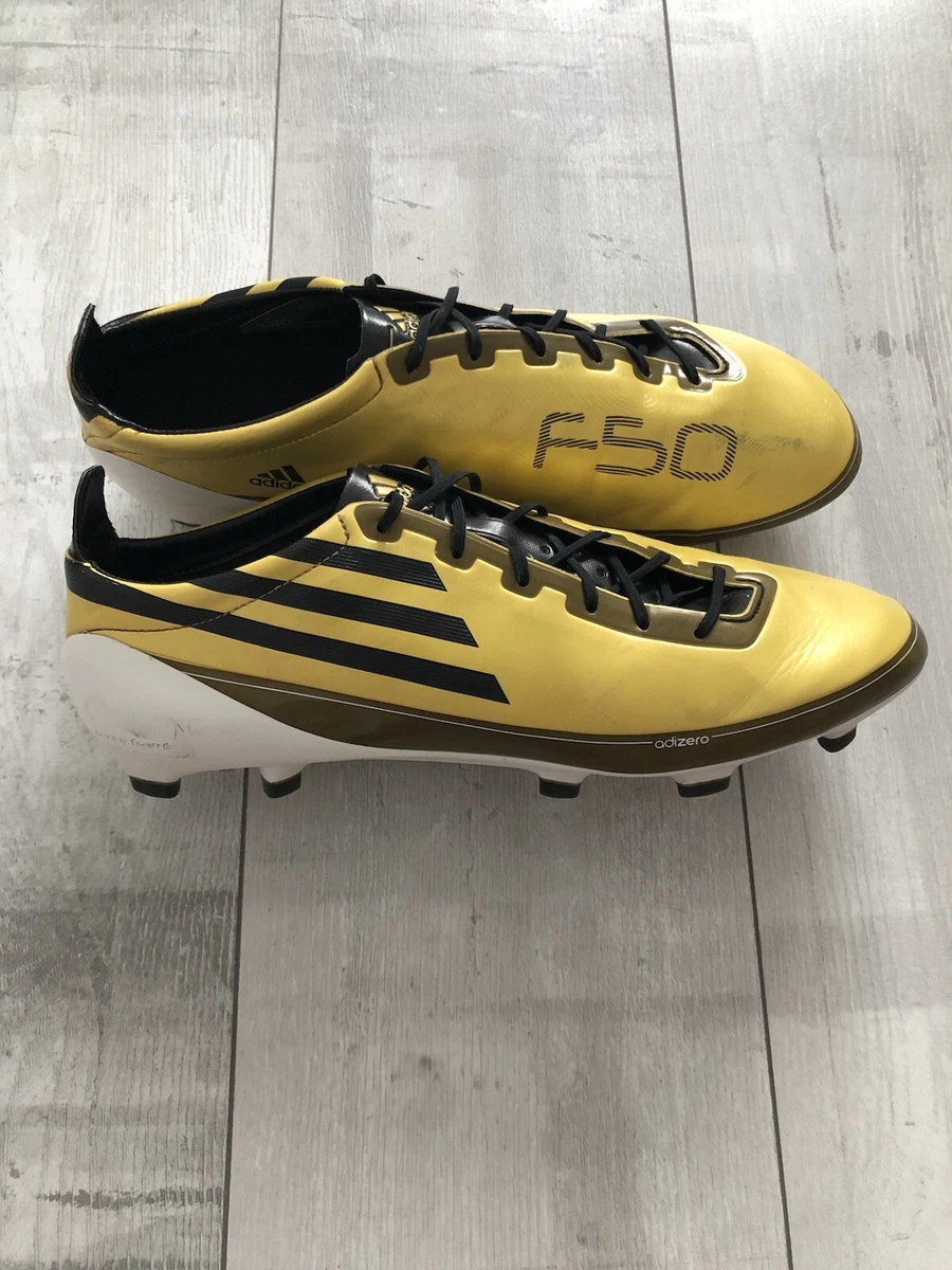 Adidas Adizero FG Gold Soccer Boots US12 UK11 1/2 EUR46 2/3 Cleats | eBay