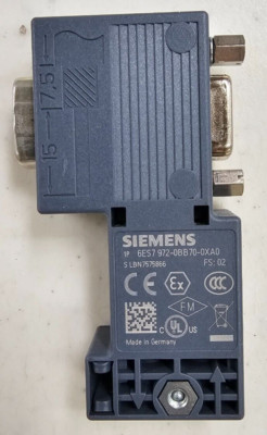 1PC Siemens 6ES7 972-0BB70-0XA0 CONNECTOR FOR PROFIBUS DP