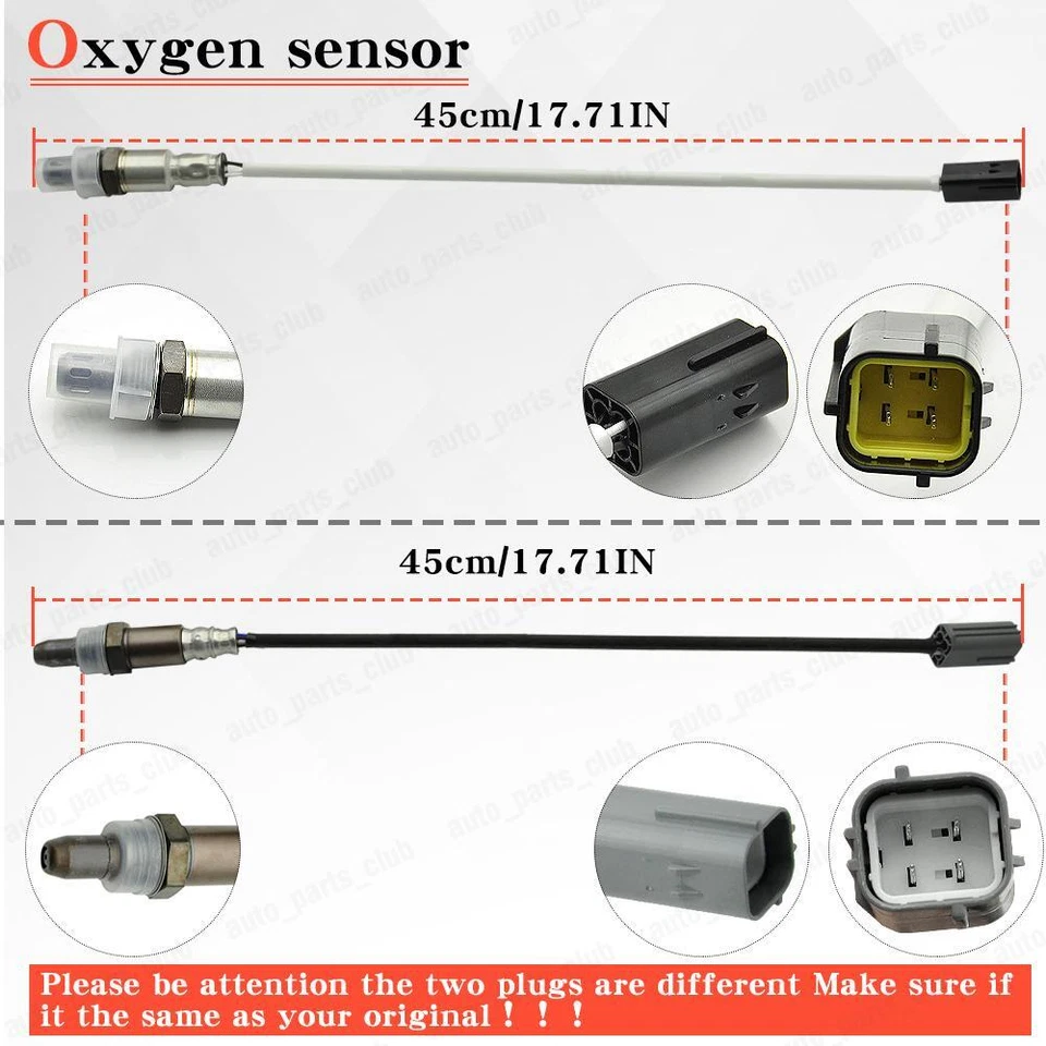 Sensor de oxígeno O2 de 2,5 L aguas arriba y aguas abajo de repuesto para Nissan Rogue 2008-2013 Foto 4 de 4
