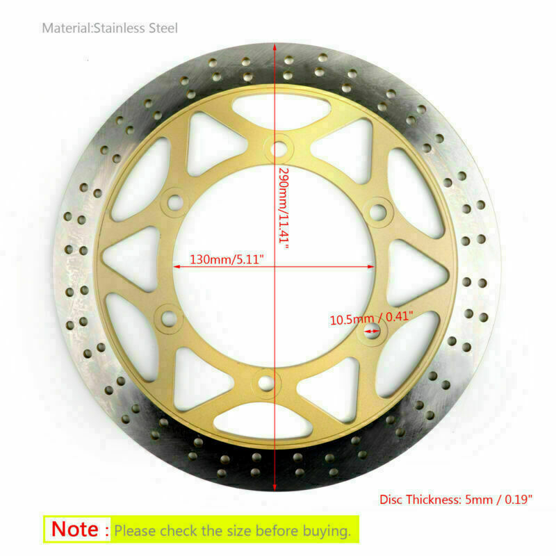 Front Brake Disc Rotor 290mm for Kawasaki Ninja 150 KRR Zx150 2004