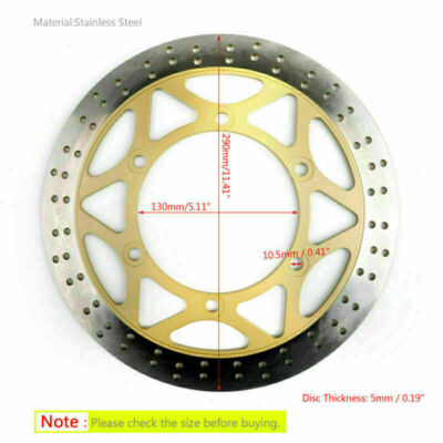 ローラー Front Brake Disc Rotor 290mm for Kawasaki Ninja 150 KRR Zx150 2004