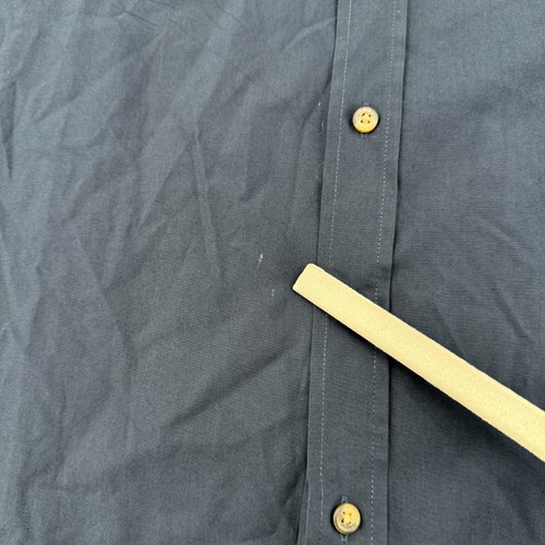 Harbor Bay HB Shirt Men's 7XL Solid Navy Blue Short Sleeve Casual Button Down - Picture 5 of 10