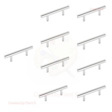 Amerock Bar Pulls 3" Center to Center Bar Cabinet Pull - Polished Chrome 10 Pack