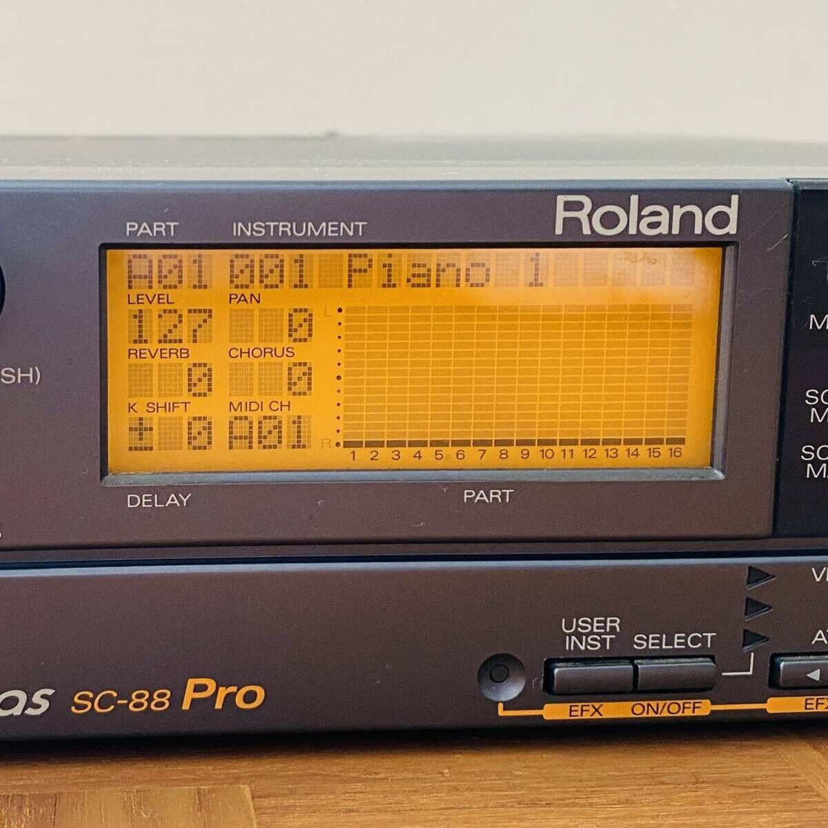 Roland SC-88 pro sound Canvas General MIDI sound modules Tested