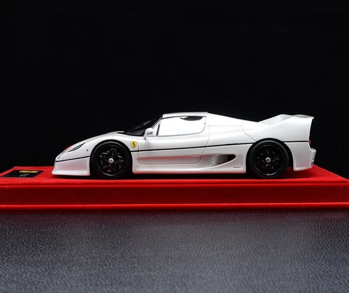 1/18 Looksmart Ferrari F50 Pearl White with Italian Stripe Limited 35pcs - Picture 4 of 9