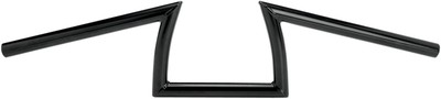 Biltwell Inc. 7/8in. Handlebar - Keystones - Black - HB-KSN-78-BK