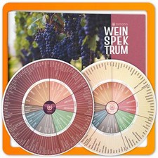 Wein Aromarad Weinf&uuml;hrer Weinaromen Verkostung Tasting Weingeschenk Deluxe