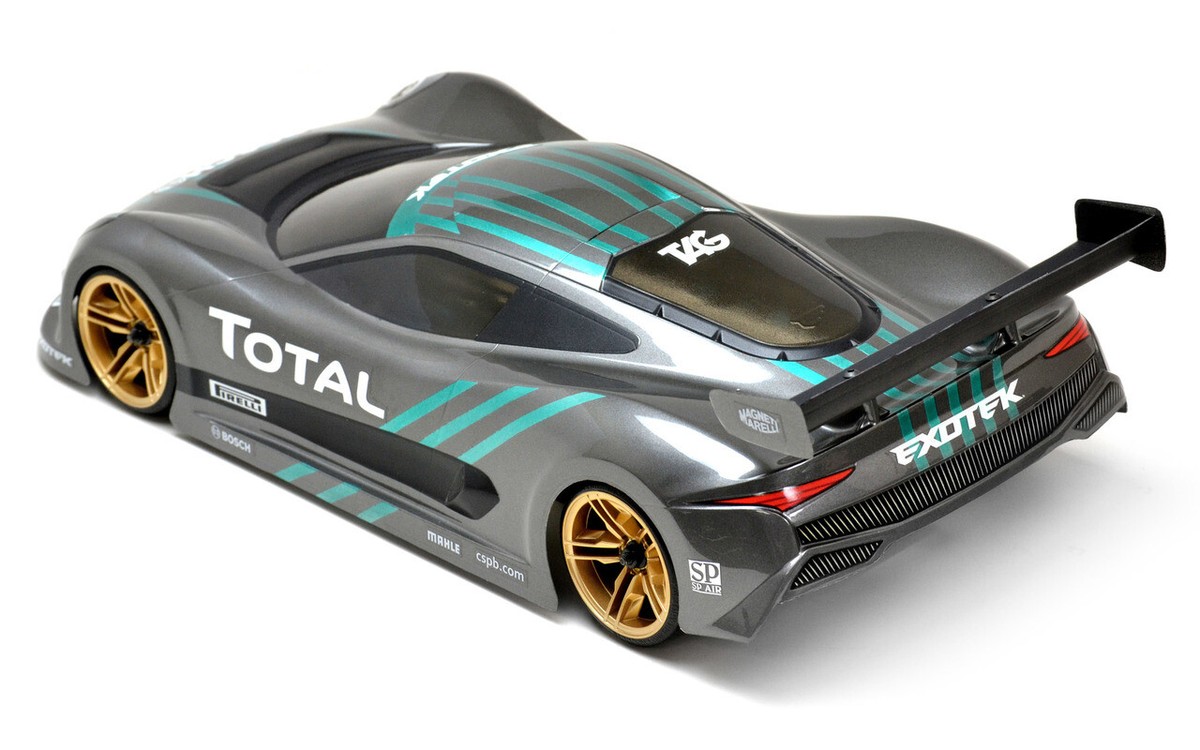 zetec ZTC001 EB110LM-R 190mm 1/10 セット Exotek Racing 1884 J-Zero 1/10 Clear Lexan USGT Race Body