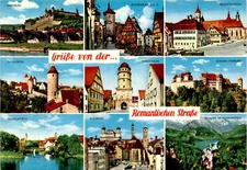 WÜRZBURG, ROTHENBURG o. d. T., FEUCH Postcard