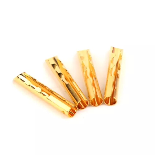 Conectores de cable de altavoz de enchufe plátano tipo plátano enchapados en oro 24K cobre BFA 4 mm tipo Z 12 piezas - Imagen 7 de 7