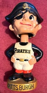 Vintage 1960s Pittsburgh Pirates bobblehead 