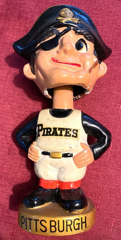 Vintage 1960s Pittsburgh Pirates bobblehead 