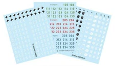 GE954 Waffen-SS Decal Set German Late Flames of War