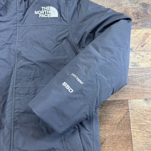 The North Face Arctic Swirl Parka Coat DryVent 600 Down Fur Gray Size XS SPOT - Picture 6 of 15