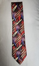 J. Garcia Zoot LIMITED EDITION 100 Silk TIE 54 Watercolor Vivid Multi Color