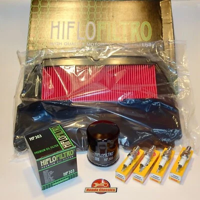 Honda CBR900RR Fireblade Engine Service Kit, Oil Air Filters Spark Plugs. KIT102 - Image 1 of 4
