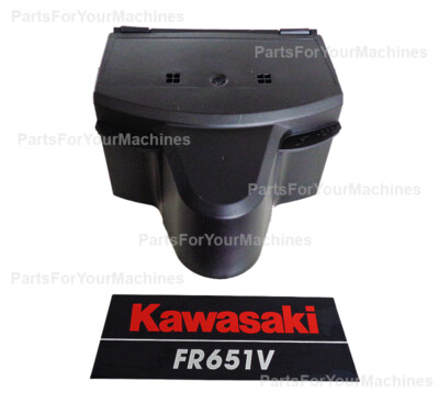 AIR FILTER COVER W/ LABEL, KAWASAKI FR651V, 21.5HP, 726cc ENGINES, 12A0+12C25