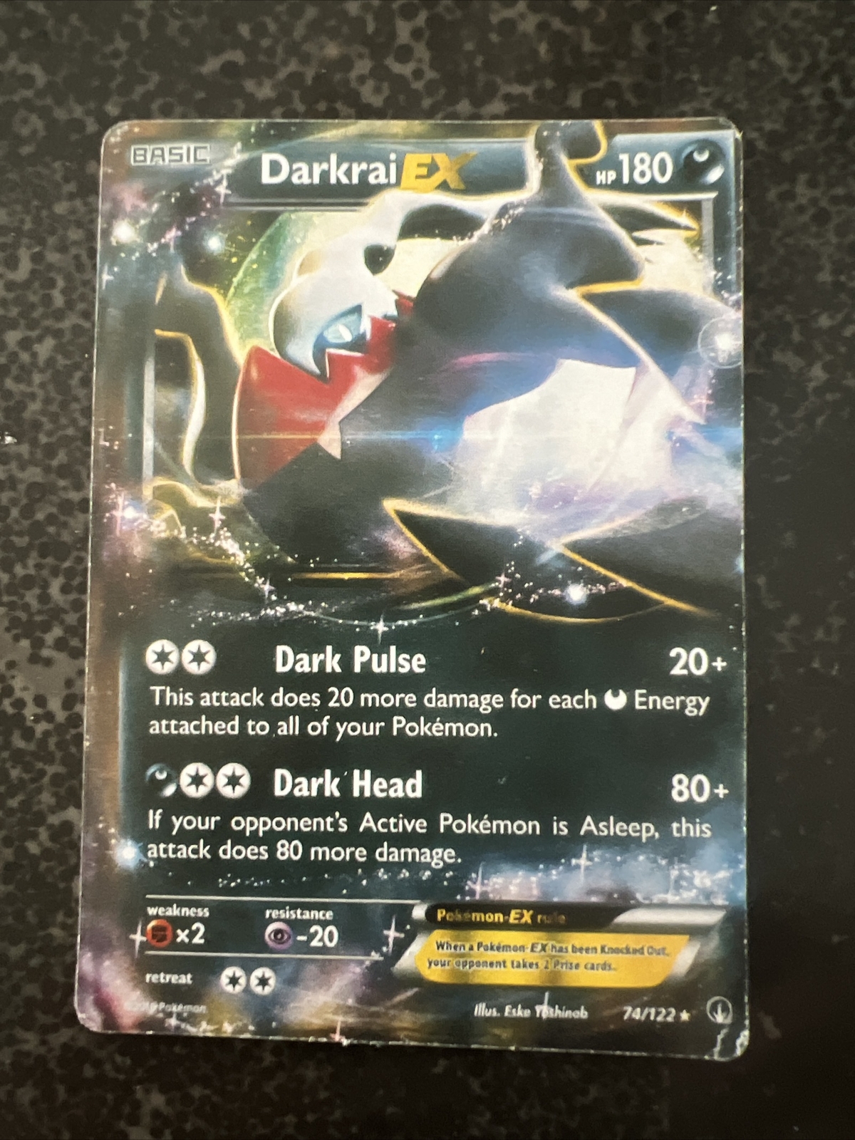 Darkrai EX XY - BREAKpoint 74/122 Near Mint NM
