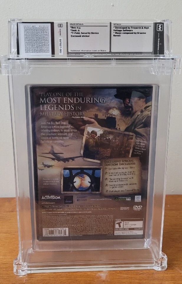 Call of Duty 2: Big Red One SE Graded WATA 9.6 A (PlayStation 2, 2006) - Image 3 of 3