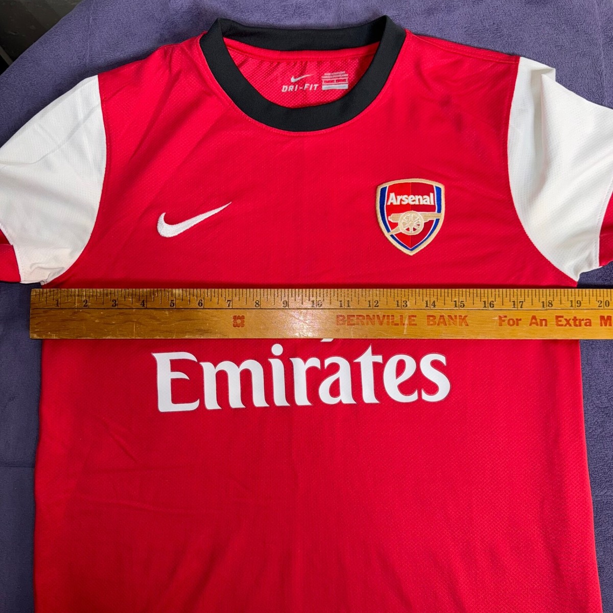Arsenal FC 2012-13 Home Soccer Jersey Nike Men's Small | eBay