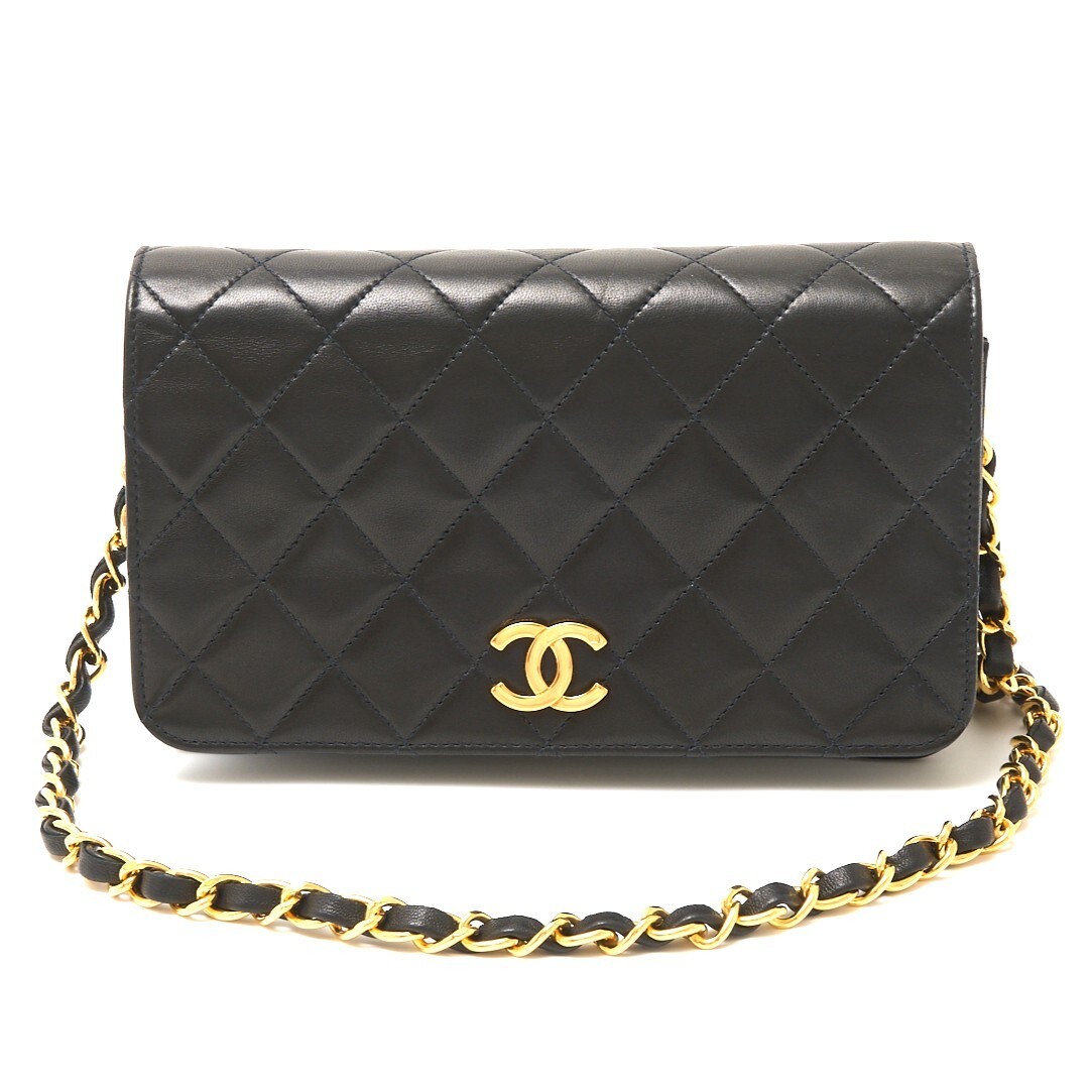 CHANEL Matelass 19 Full Flap Single Flap Push Lock Chain Shoulder Bag No. 4 Mini