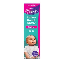 Calpol Saline Nasal Spray 15ml, Non-Medicated Decongestant for All Ages UK