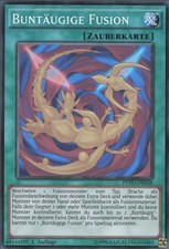 YuGiOh Buntäugige Fusion PEVO-DE038 Super Rare Played 1st