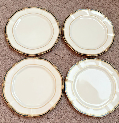 Noritake Gilded Age Group of 4 Salad Plates 7354