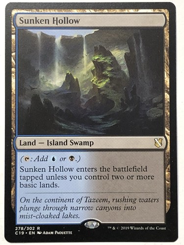 MTG TCG - Sunken Hollow 278/302 Commander 2019 - NM (Free Shipping $5+) - Bild 1 von 2