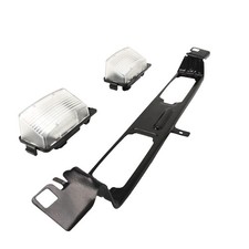 1 Pcs Rear License Plate Lamp Bracket Frame  2 Pcs Full Led License Plate Light