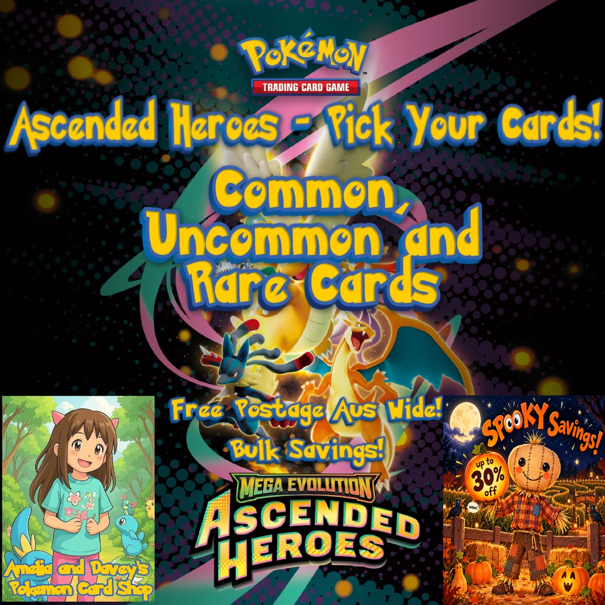 Ascended Heroes Singles - Pick a Card -  Free Post / bulk savings!