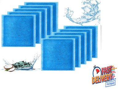 Qwakay Aquarium Filter Replacement Cartridge - 10 Pack Rite Size C Fish Tank Car