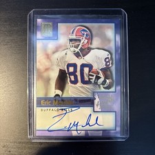 Eric Moulds 2001 Topps Reserve #TR-EM Auto Autograph Buffalo Bills