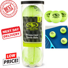 Athletic Works Pressurized Tennis Balls, 3-Pack, All Court Use New sealed