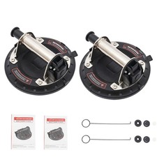2Pcs 8" Vacuum Glass Suction Cup Lifter Glass Suction Cups 225-300kg