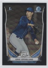 2014 Bowman Draft Chrome Black Wave Refractor Eric Skoglund #CDP96 2a9