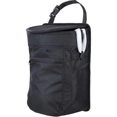Anti-Spill Car Trash Can 2.5 Gallon - Easy-Clean Hanging Trash Can -