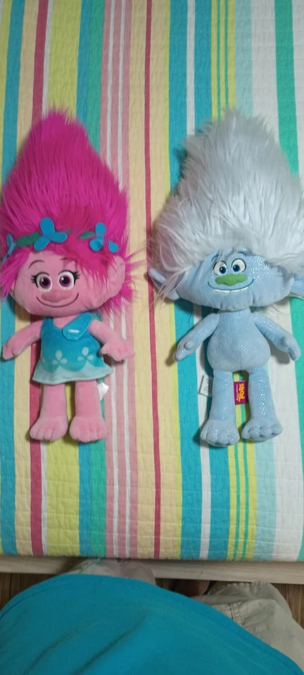 "Trolls de peluche Dreamworks Guy Diamond POPPY & GUY DIAMOND 16""" Foto 2 de 4