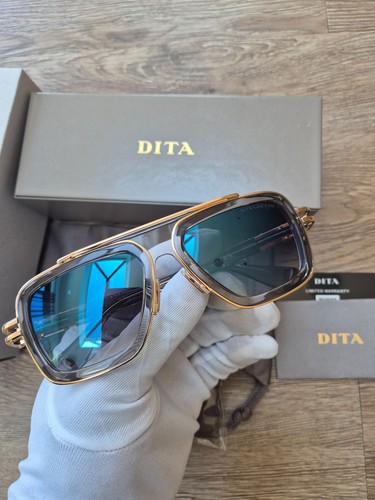 Dita LXN-EVO Sunglasses DTS403-A-02 White Gld -lens Dark Grey to Clear Gradient - Picture 6 of 8