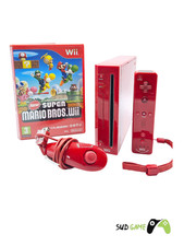 Console Nintendo Wii Rouge + New Super Mario Bros. – Très bon état