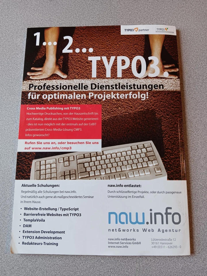 German computer magazine with CD t3n Open Source & Web #8 2007 - Image 2 of 4