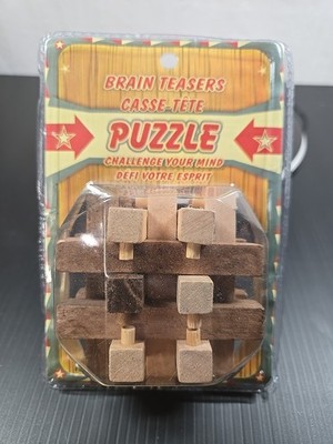Brain Teasers Casse Tete Wooden Puzzle New
