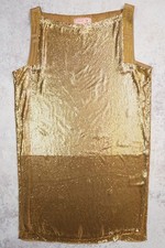 Rare Versace for H&M Gold Chain Dress size US4 US 4 34 EUR34