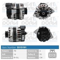 Meat & Doria Generator FüR Hyundai I10 PA 1.1 Getz TB MX 1.0I KIA Picanto SA