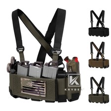 KRYDEX Concealed Carry Low-Vis 5.56 Ready Chest Rig Tactical Elastic Cummerbund