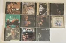Don Williams, Garth Brooks, Willie Nelson, Hank Williams & Various Artists CDs