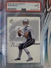 2002 SP Authentic - Tom Brady #1 Mint PSA 9