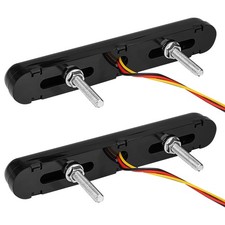 For Narrow Vehicles 2pcs Led Light Strip Drl Amber White Flow Turn Signal 12v For Narrow Vehicles 2pcs Led Light Strip Drl Amber White Flow Turn Signal 12v