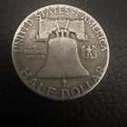 1951-P Franklin Half Dollar - 90% Silver - Circulated Philadelphia Mint