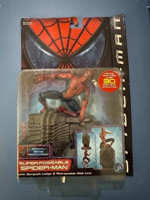 Spider-Man Movie Super Poseable Action Figure with Gargoyle Ledge